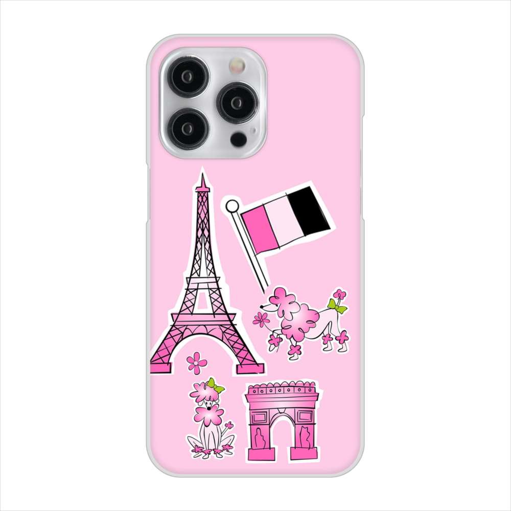 iPhone15 Pro Max 高画質仕上げ 背面印刷 ハードケースLOVE フランス