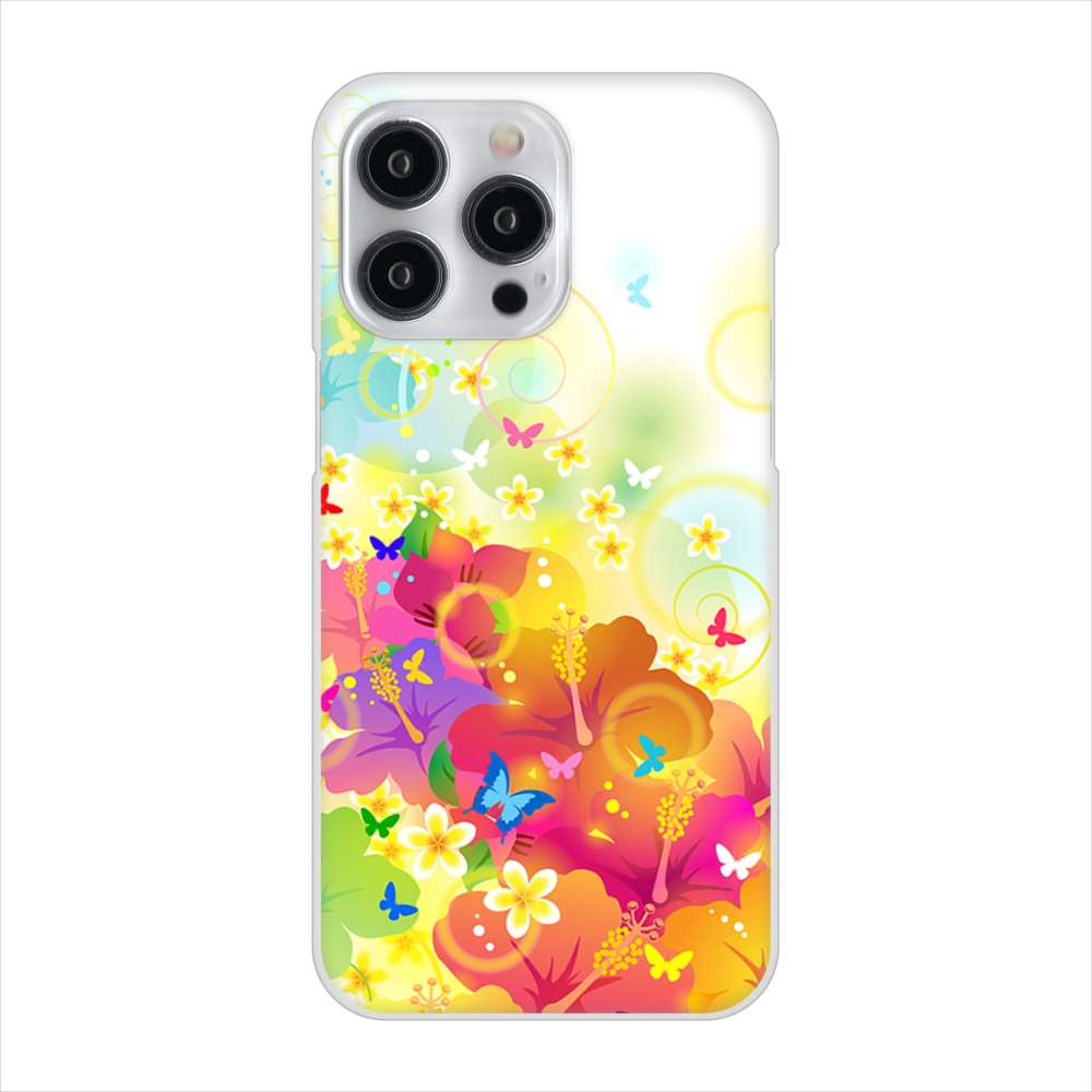 iPhone15 Pro Max 高画質仕上げ 背面印刷 ハードケースバタフライ