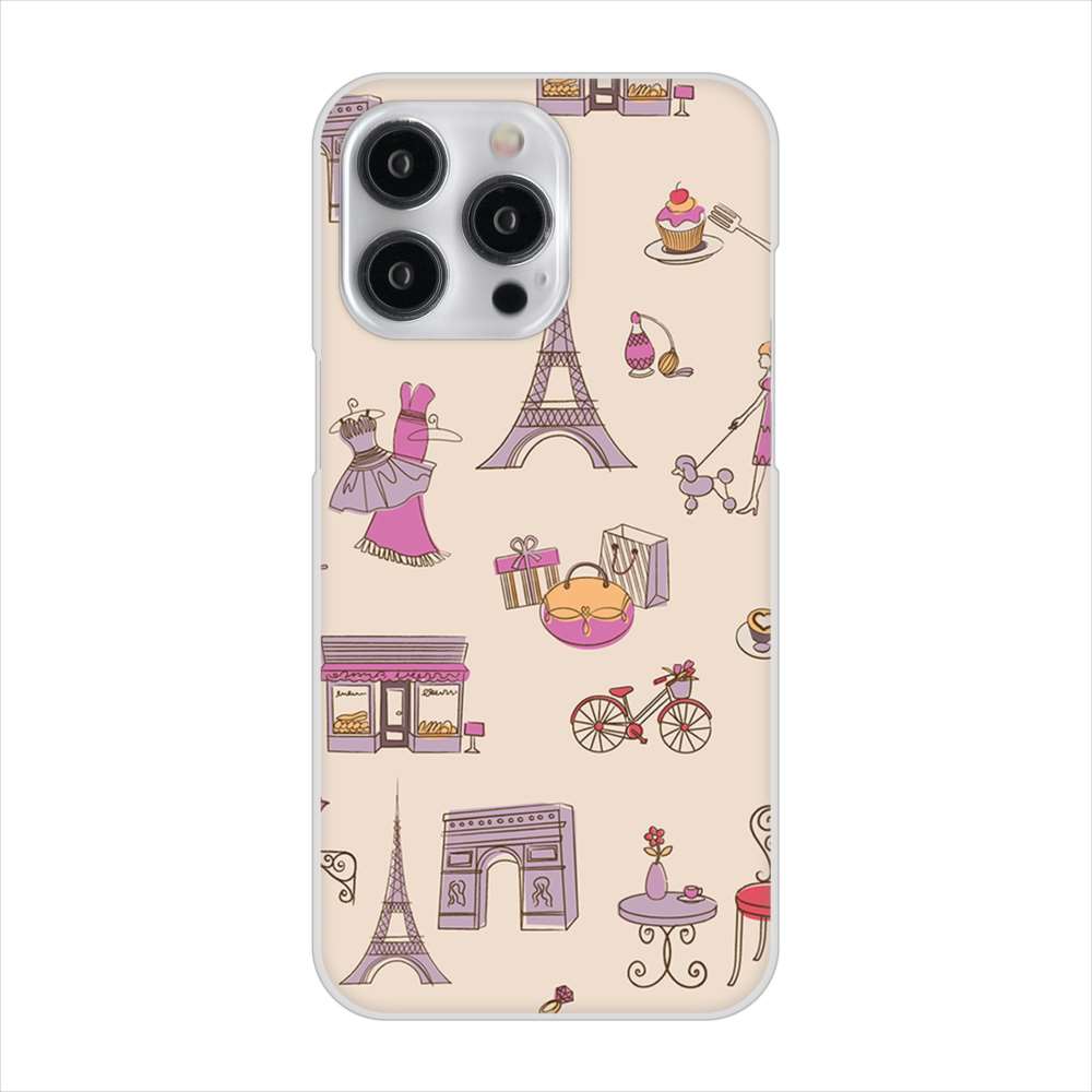 iPhone15 Pro Max 高画質仕上げ 背面印刷 ハードケースLOVE フランス