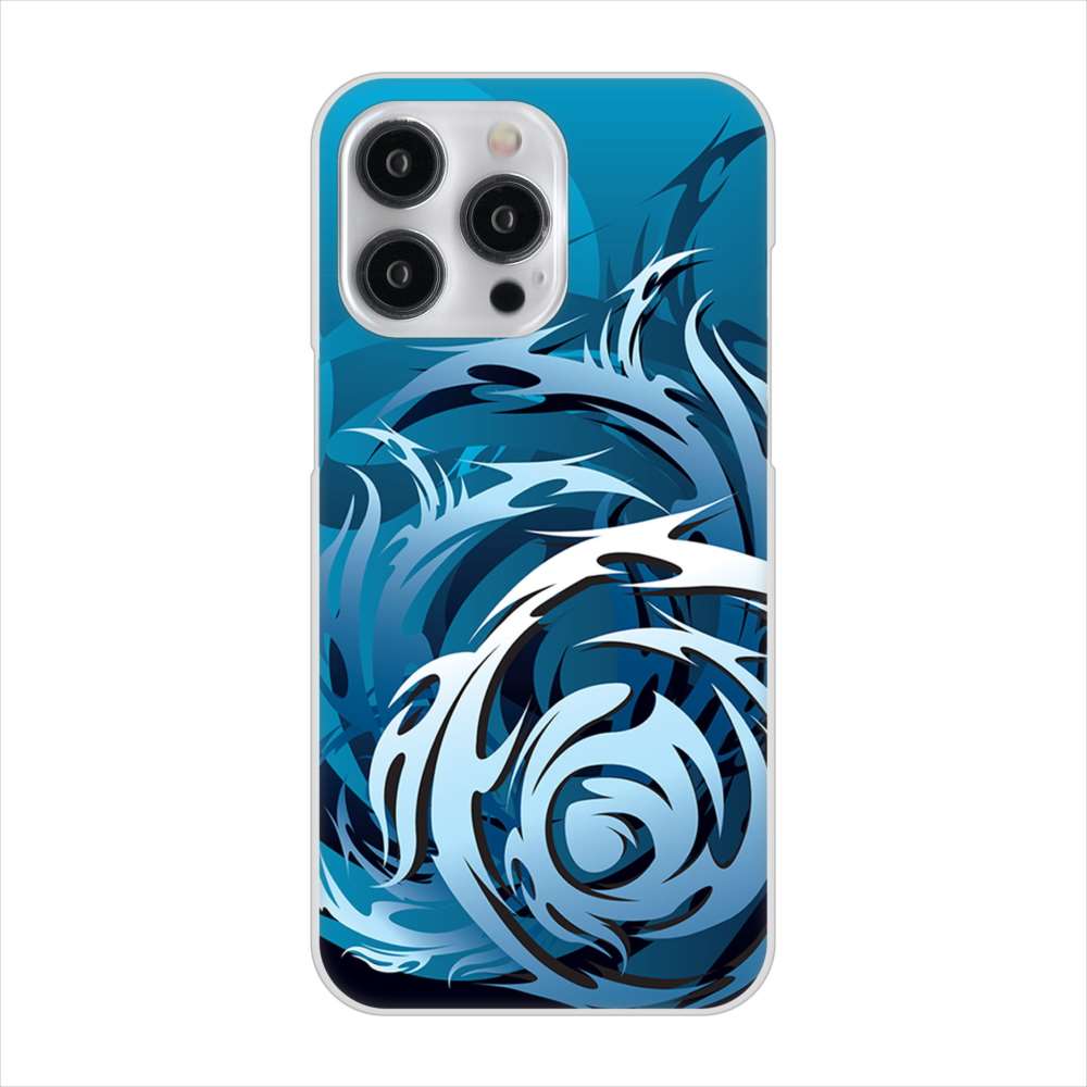 iPhone15 Pro Max 高画質仕上げ 背面印刷 ハードケース 【731 ドラゴンサークル】