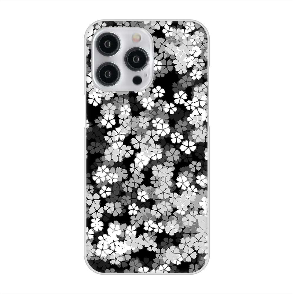 iPhone15 Pro Max 高画質仕上げ 背面印刷 ハードケース 【1332 夜桜】