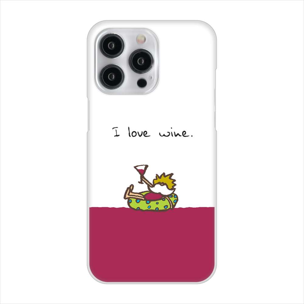 iPhone15 Pro Max 高画質仕上げ 背面印刷 ハードケース 【IA811 ワインの神様】