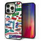 iPhone 15 Pro 強化ガラス＆TPUスマホケース ガラプリ【271 アメリカン キャッチコピー】