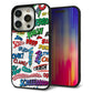 iPhone15 Pro 強化ガラス＆TPUスマホケース ガラプリ【271 アメリカン キャッチコピー】