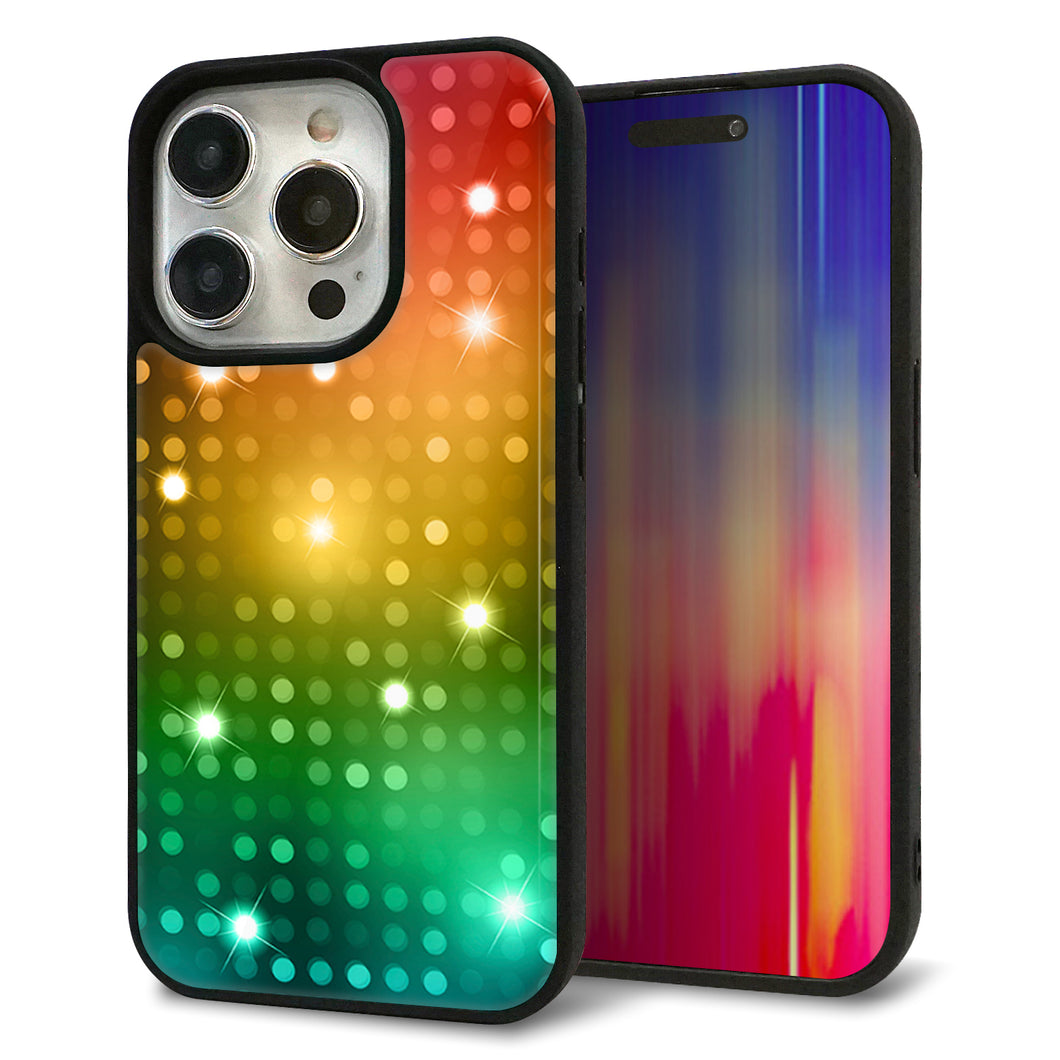 iPhone15 Pro 強化ガラス＆TPUスマホケース ガラプリ【419 フラッシュタワー】