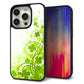 iPhone15 Pro 強化ガラス＆TPUスマホケース ガラプリ【565 四葉のクローバー】