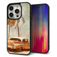 iPhone 15 Pro 強化ガラス＆TPUスマホケース ガラプリ【620 憧れの時-CAR】