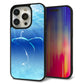 iPhone15 Pro 強化ガラス＆TPUスマホケース ガラプリ【1047 海の守り神くじら】