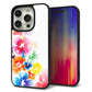 iPhone15 Pro 強化ガラス＆TPUスマホケース ガラプリ【1209 光と花】