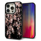 iPhone15 Pro 強化ガラス＆TPUスマホケース ガラプリ【1244 しだれ桜】