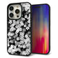 iPhone15 Pro 強化ガラス＆TPUスマホケース ガラプリ【1332 夜桜】