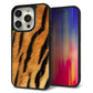 iPhone15 Pro 強化ガラス＆TPUスマホケース ガラプリ【EK847 虎柄】