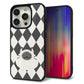 iPhone15 Pro 強化ガラス＆TPUスマホケース ガラプリ【HA250 もちねこ シャム】
