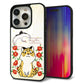 iPhone15 Pro 強化ガラス＆TPUスマホケース ガラプリ【HA251 虎と鶴】