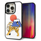 iPhone15 Pro 強化ガラス＆TPUスマホケース ガラプリ【HA255 虎と富士】