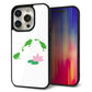 iPhone15 Pro 強化ガラス＆TPUスマホケース ガラプリ【HA281 カエルジャンプ】