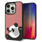 iPhone15 Pro 強化ガラス＆TPUスマホケース ガラプリ【HA300 むぎゅっとパンダ】