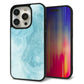 iPhone15 Pro 強化ガラス＆TPUスマホケース ガラプリ【KM868 大理石BL】