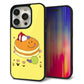 iPhone15 Pro 強化ガラス＆TPUスマホケース ガラプリ【MA901 パンケーキ】