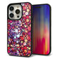 iPhone 15 Pro 強化ガラス＆TPUスマホケース ガラプリ【MA954 パターン柄 B】