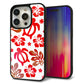 iPhone15 Pro 強化ガラス＆TPUスマホケース ガラプリ【SC881 ハワイアンアロハホヌ（レッド）】