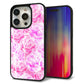 iPhone 15 Pro 強化ガラス＆TPUスマホケース ガラプリ【SC928 ローズ ピンク】