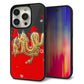 iPhone 15 Pro 強化ガラス＆TPUスマホケース ガラプリ【YC901 和竜02】