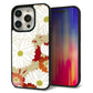 iPhone15 Pro 強化ガラス＆TPUスマホケース ガラプリ【YJ322 和柄 菊】