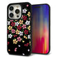 iPhone15 Pro 強化ガラス＆TPUスマホケース ガラプリ【YJ323 和柄 なでしこ】