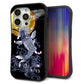 iPhone15 Pro スマホケース 「SEA Grip」 グリップケース Sライン 【1030 月と鯉】 UV印刷