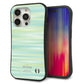 iPhone15 Pro スマホケース 「SEA Grip」 グリップケース Sライン 【IB908 グラデーションボーダー_グリーン】 UV印刷
