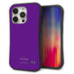 iPhone15 Pro スマホケース 「SEA Grip」 グリップケース Sライン 【KM909 ポップカラー(パープル)】 UV印刷