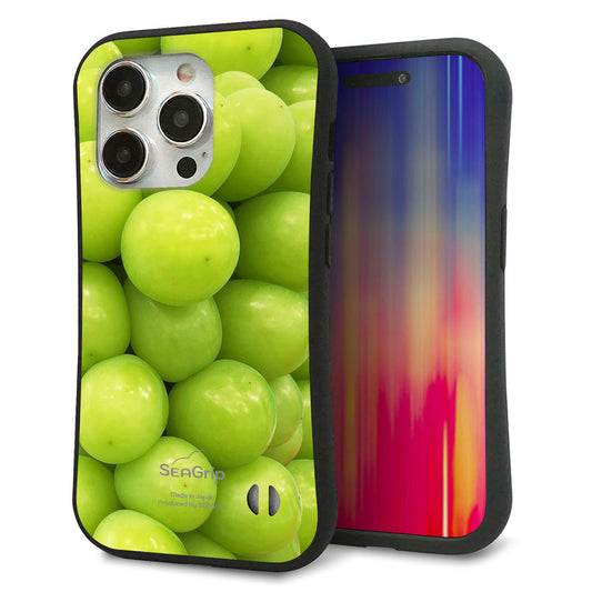 iPhone15 Pro スマホケース 「SEA Grip」 グリップケース Sライン 【MA880 マスカット】 UV印刷
