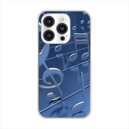 iPhone15 Pro 高画質仕上げ 背面印刷 ハードケース音符