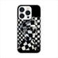 iPhone15 Pro 高画質仕上げ 背面印刷 ハードケース 【357 bk&wh】