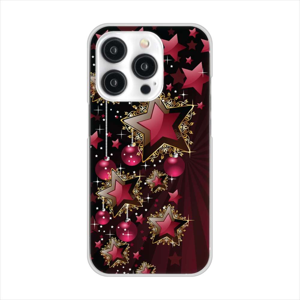 iPhone15 Pro 高画質仕上げ 背面印刷 ハードケース 【434 星の壁】