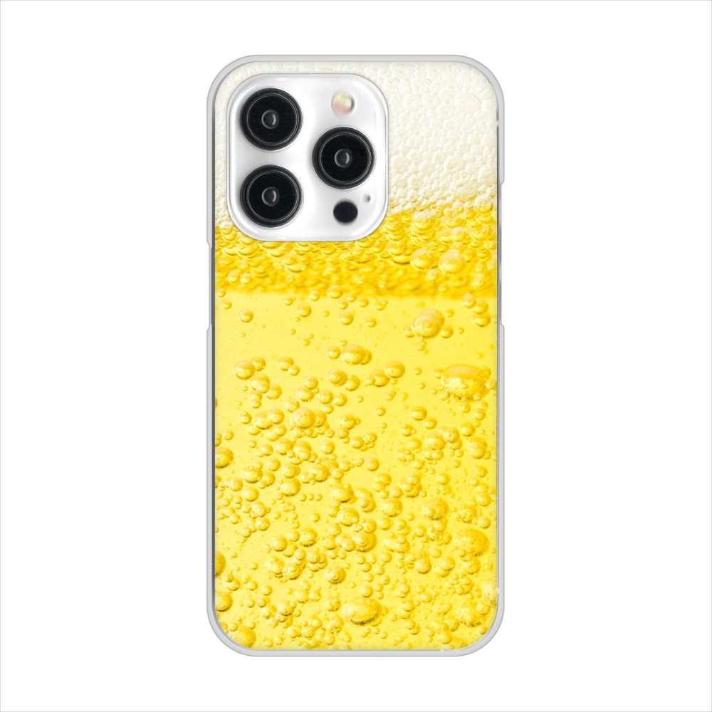 iPhone15 Pro 高画質仕上げ 背面印刷 ハードケース生ビール