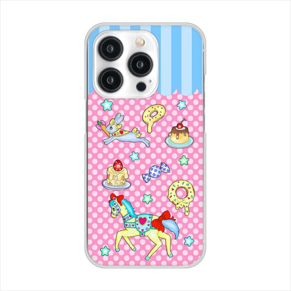 iPhone15 Pro 高画質仕上げ 背面印刷 ハードケースむかいあぐる メリーゴーランド