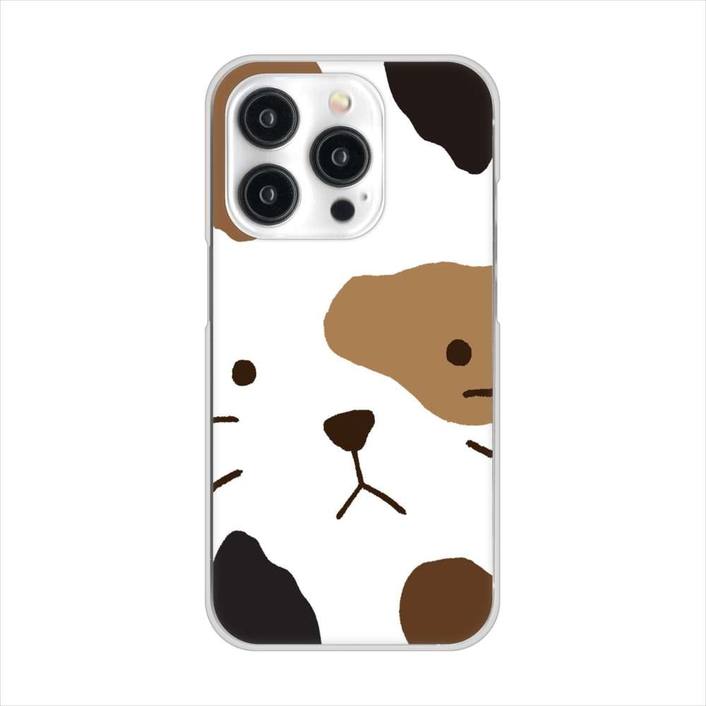 iPhone15 Pro 高画質仕上げ 背面印刷 ハードケース 【IA801 みけ】