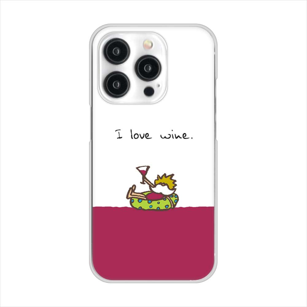 iPhone15 Pro 高画質仕上げ 背面印刷 ハードケース 【IA811 ワインの神様】