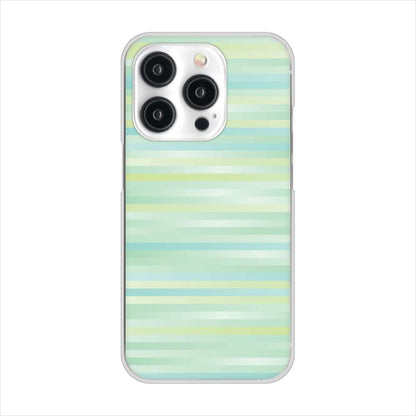 iPhone15 Pro 高画質仕上げ 背面印刷 ハードケースグラデーションボーダー