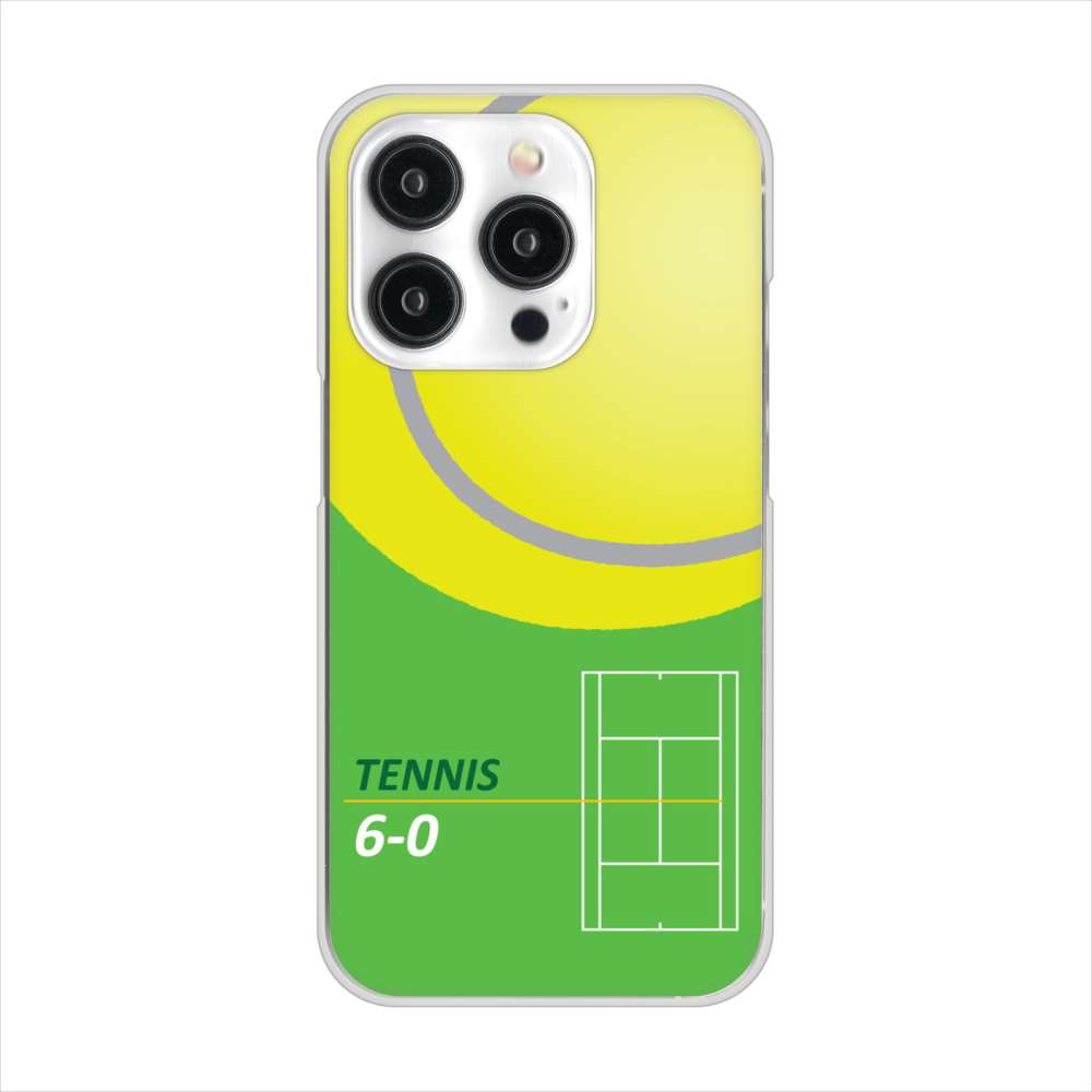iPhone15 Pro 高画質仕上げ 背面印刷 ハードケース 【IB920 TENNIS】