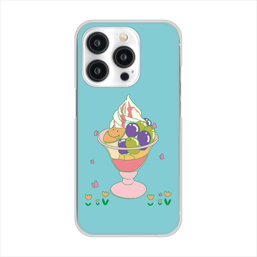 iPhone15 Pro 高画質仕上げ 背面印刷 ハードケーススイーツイラスト