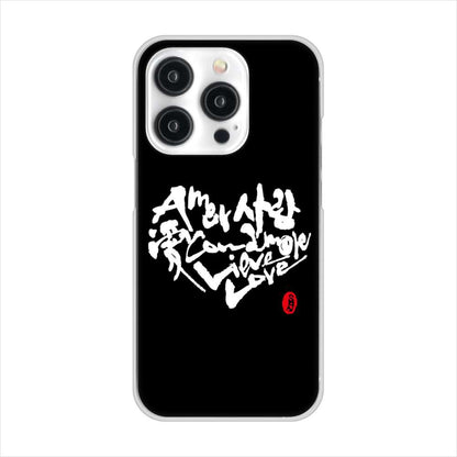 iPhone15 Pro 高画質仕上げ 背面印刷 ハードケース大野詠舟 デザイン筆文字