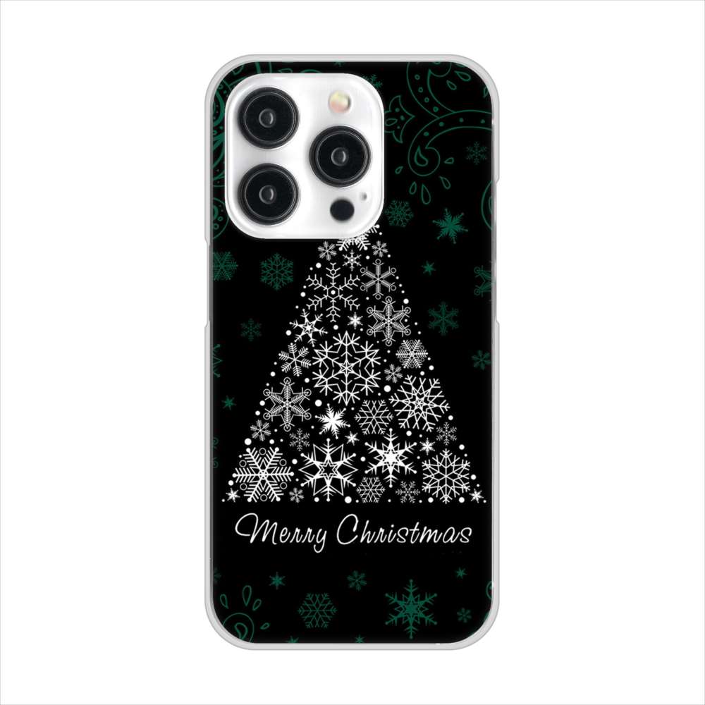 iPhone15 Pro 高画質仕上げ 背面印刷 ハードケースクリスマス