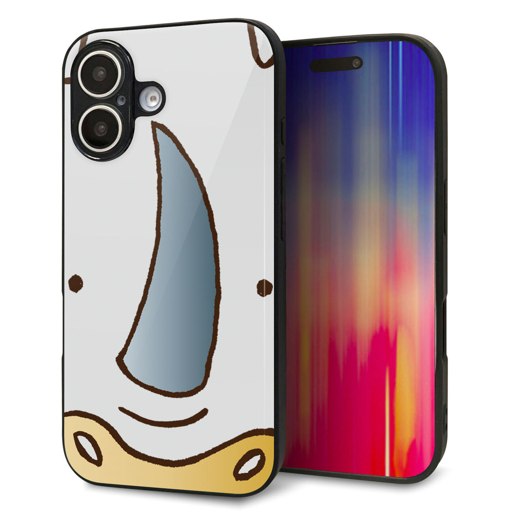 iPhone16 強化ガラス＆TPUスマホケース ガラプリ【350 さい】