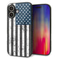 iPhone16 強化ガラス＆TPUスマホケース ガラプリ【EK864 アメリカンフラッグビンテージ】