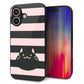 iPhone16 強化ガラス＆TPUスマホケース ガラプリ【HA249 もちねこ クロ】