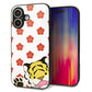 iPhone16 強化ガラス＆TPUスマホケース ガラプリ【HA254 虎アップ】