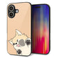 iPhone16 強化ガラス＆TPUスマホケース ガラプリ【HA292 むぎゅっとチワワ】